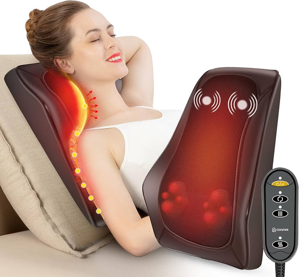 Electric Shiatsu Neck & Back Massager with Heating