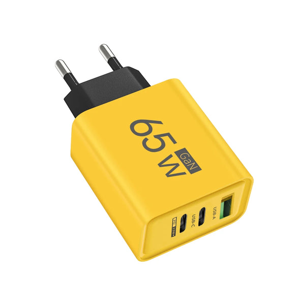 GAN 65W PD USB Charger Type C for Fast Charging