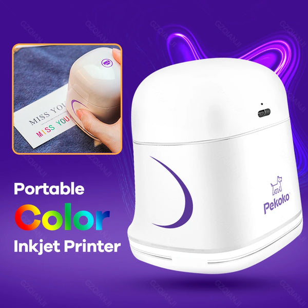 Mini Portable Ink Color Printer