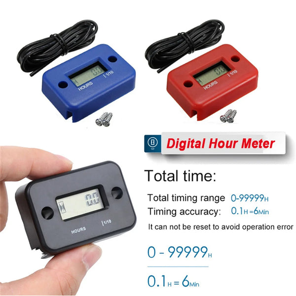 Digital Hour Meter LCD Counter