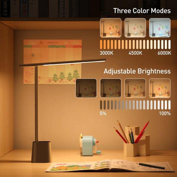 Baseus LED Desk Lamp Eye Protection Study Dimmable