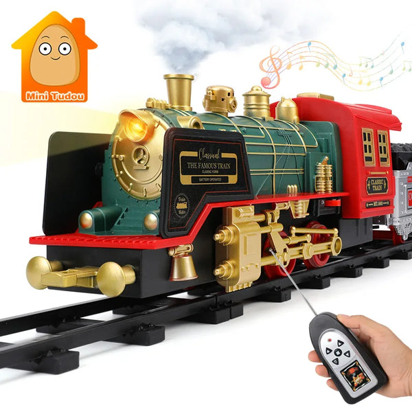 Remote Control Track Train Set for Kids