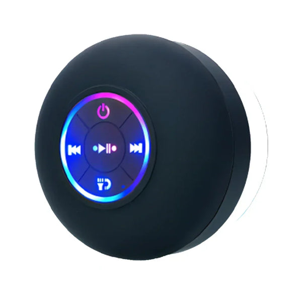 Mini Stereo LED Sound Speaker IPX4 Waterproof