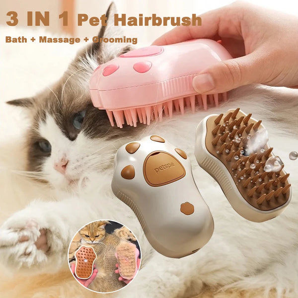 3 in 1 Pet Steam Brush