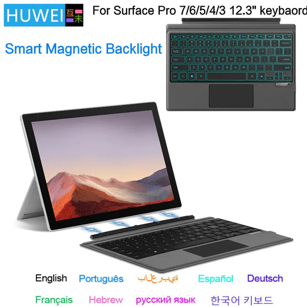 HUWEI Bluetooth Keyboard for Surface Pro