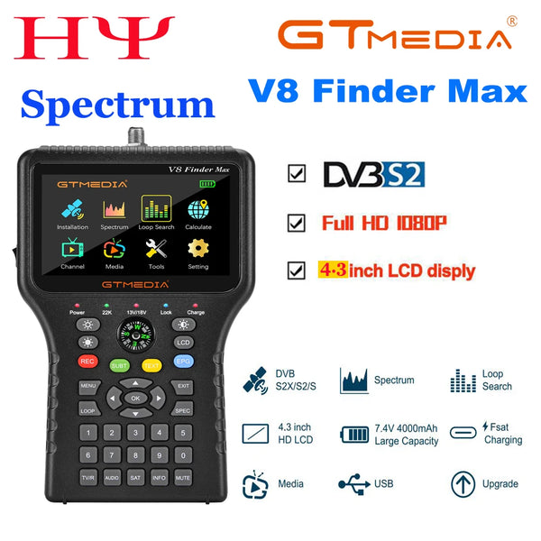 GTMEDIA V8 Finder Max Satellite Signal Finder