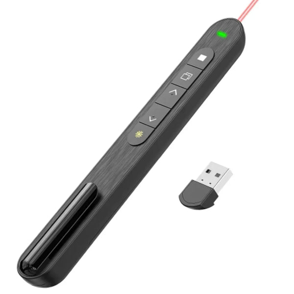 New Wireless Presenter Red Laser Page Turning Pen 2.4G RF