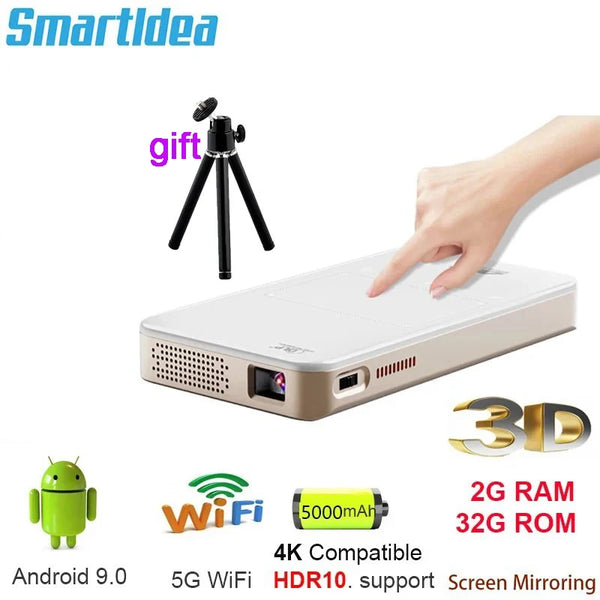 Smartldea Mini DLP 4K Projector