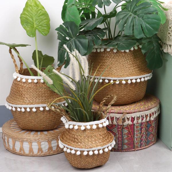 Handmade Seagrass Storage Basket