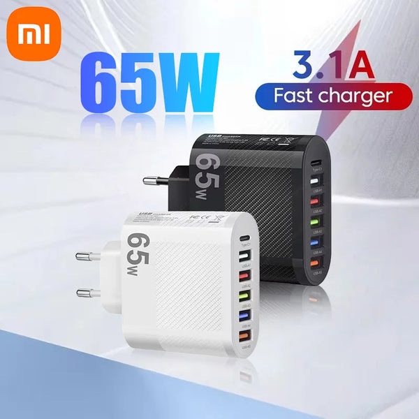 شاحن Xiaomi 3.1A بـ 5 منافذ USB