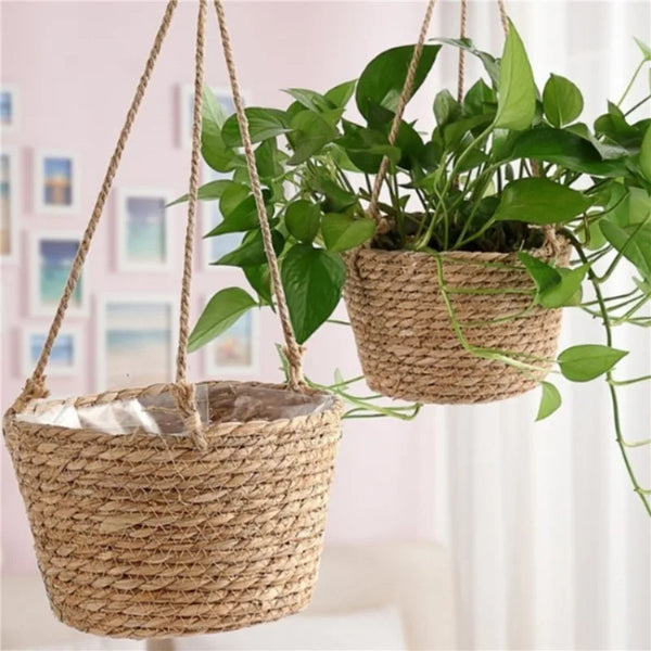 Garden Hanging Planter Macrame Plant Storage Basket