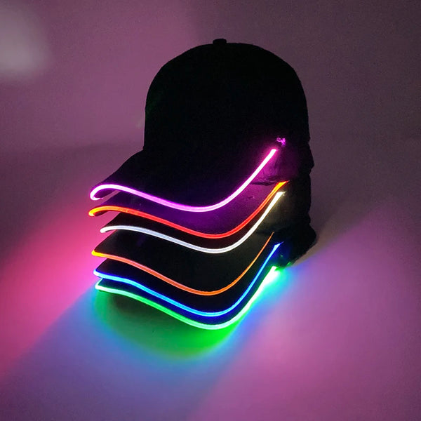 LED Light up Baseball Hat