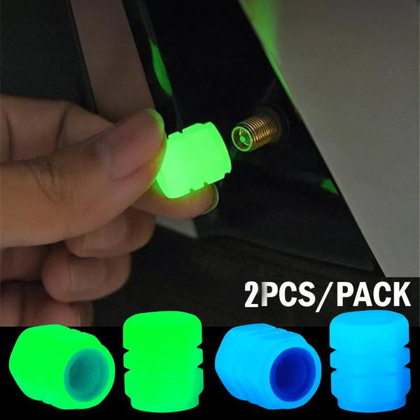 Luminous Motorcycle Valve Caps