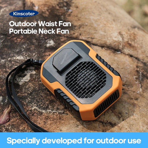 6000mAh Hanging Neck/Waist Portable Fan