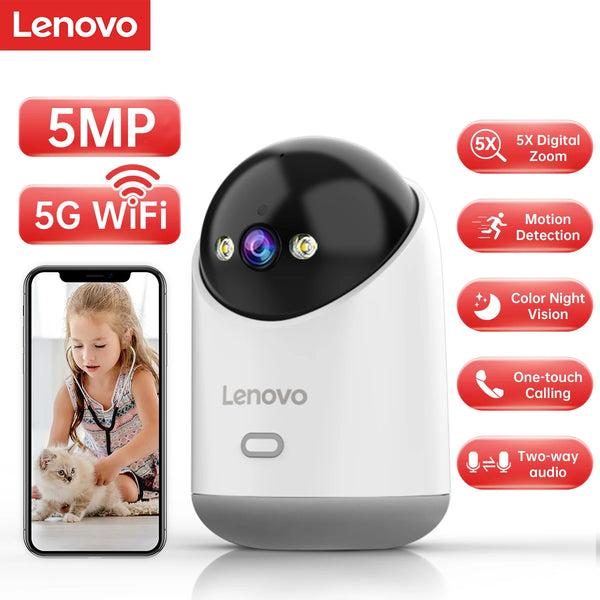 Lenovo 5MP WiFi Smart Indoor Camera