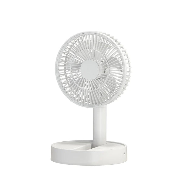 USB Foldable Fan with 4 Speeds & Timing