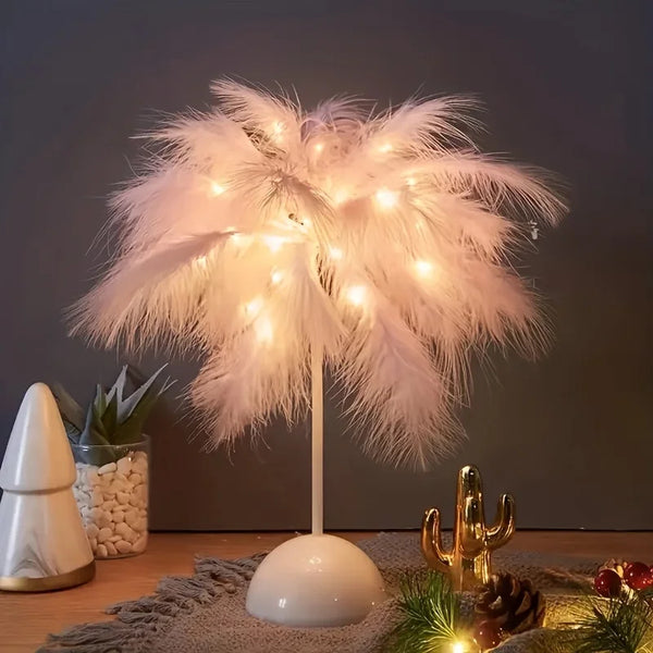 Creative Feather Table Lamp