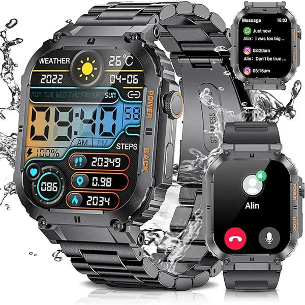 LIGE Men's Outdoor Sports Smartwatch