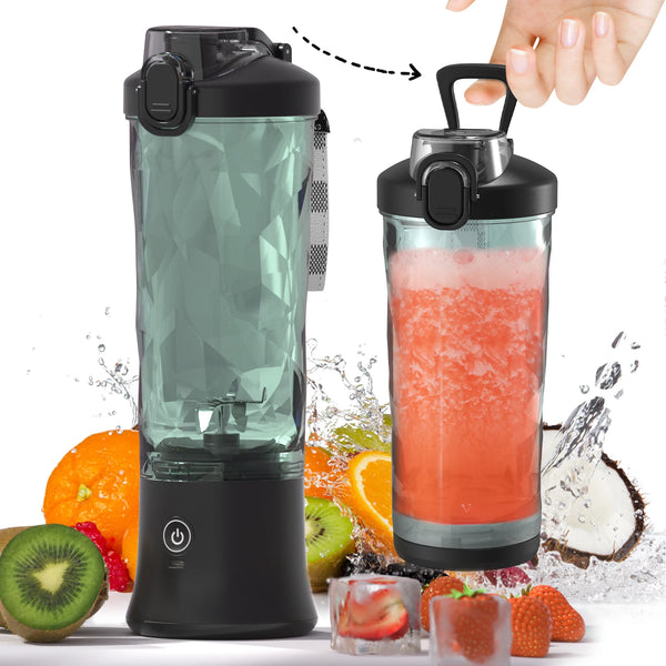 Portable Electric Blender 600ML with Fruit Juicer