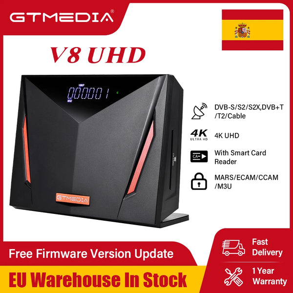 GTMEDIA V8 UHD 4K Satellite Receiver