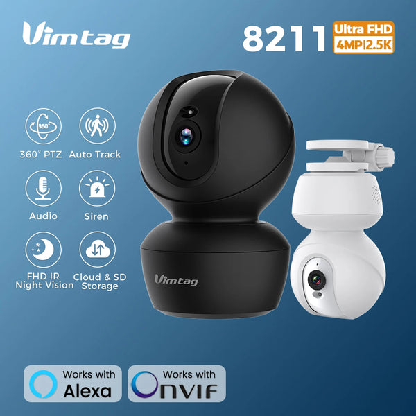 VIMTAG 2.5K Security Camera