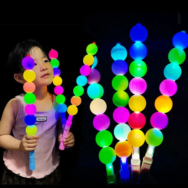 10 عصي مضيئة LED بشكل فاكهة السكر