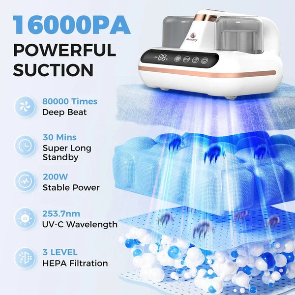 16 UV Mite Remover Mattress Vacuum