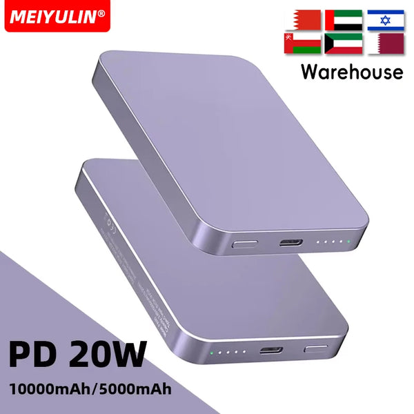 10000mAh Portable Magnetic Wireless Power Bank