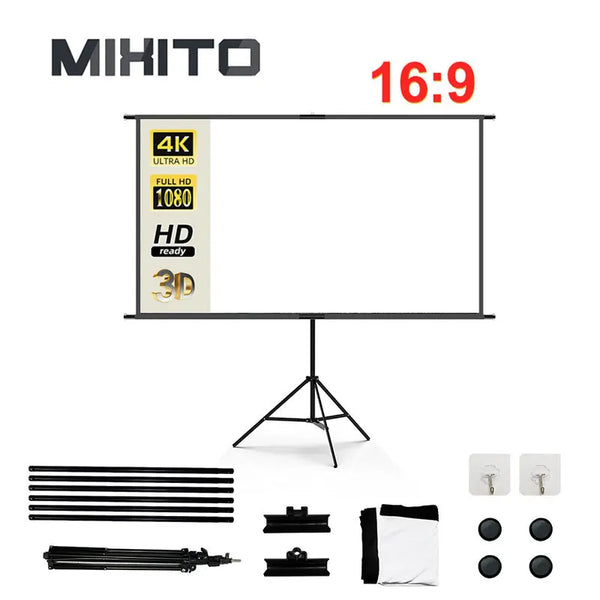 MIXITO Portable 16:9 High-Definition Foldable Screen