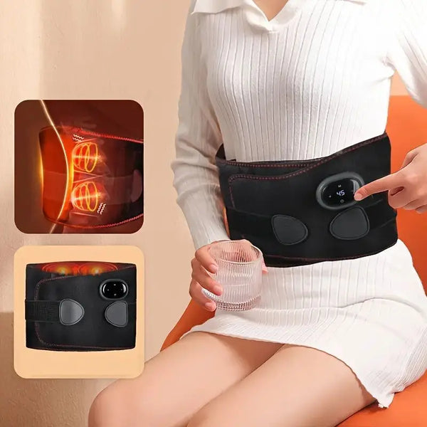 1pc Waist Massager, Electric Lumbar Heating Belt