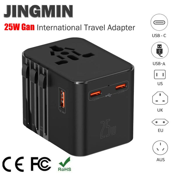 JINGMIN Universal Travel Adapter