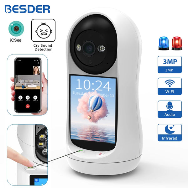 BESDER 3MP PTZ Wi-Fi Camera