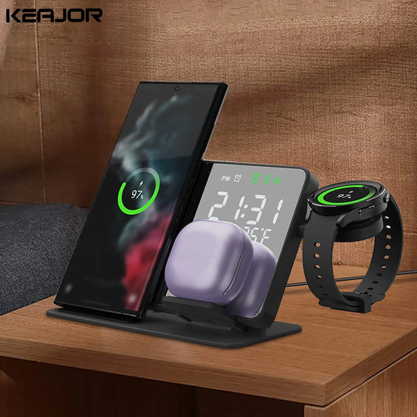 3 in 1 Wireless Charger for Samsung Galaxy Watch 6 5 Pro