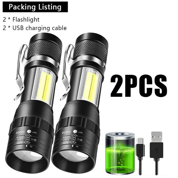 USB Rechargeable Mini Flashlight