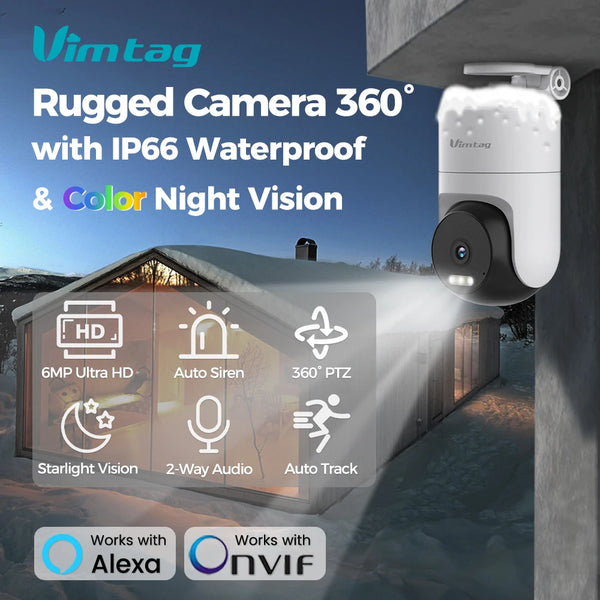 VIMTAG 3.5K Security Camera