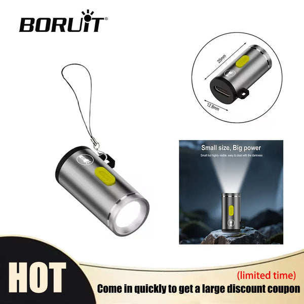 BORUiT Mini LED Flashlight