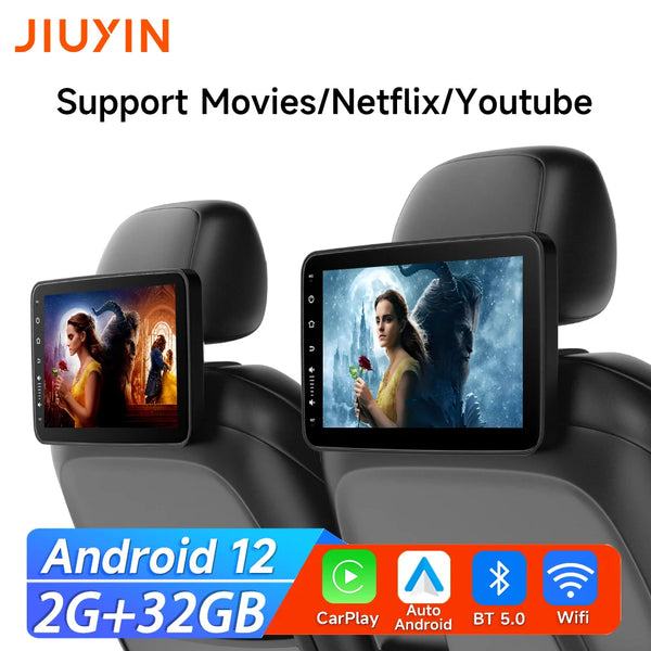 شاشة مسند رأس سيارة Android 12