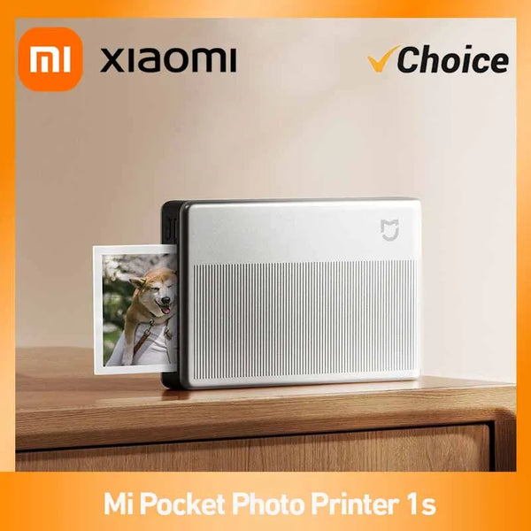Xiaomi Pocket Photo Printer 1s Wireless Bluetooth Thermal Print AR Video ZINK Inkless Technology Portable Printing Mi home APP