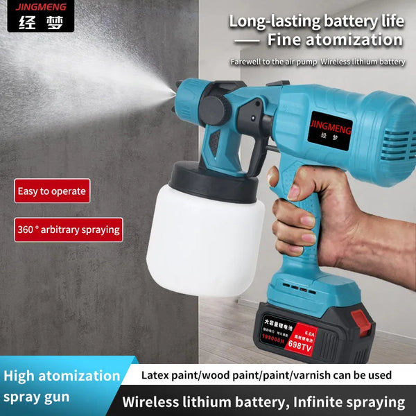 800ML Cordless Electric Paint Spray Gun