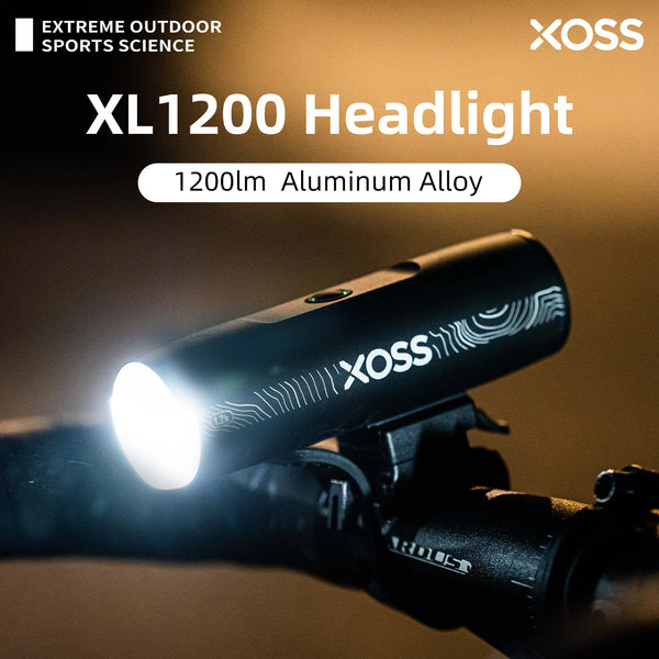 XOSS XL1200 Bike Light مصباح دراجة قابل لإعادة الشحن