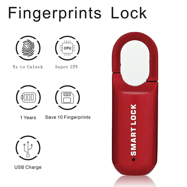 Mini Fingerprint Padlock USB