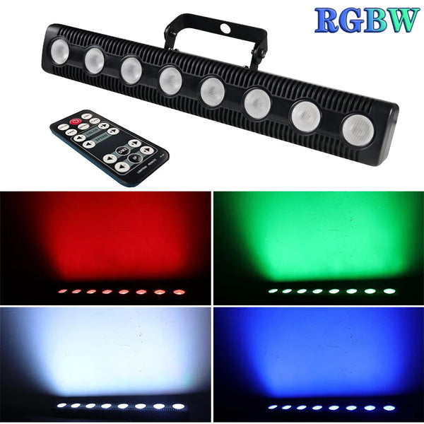 8 LED RGBW 4IN1 DMX Wall Wash Lamp