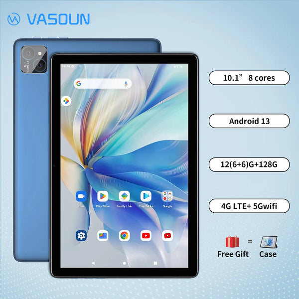 VASOUN Android 14 Tablet 10.1"