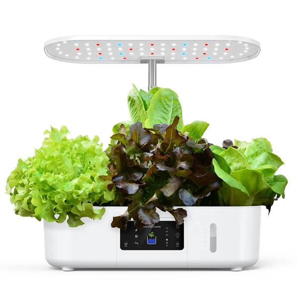 Hydroponics Growing System Indoor Herb Garden Kit with LED Grow Light