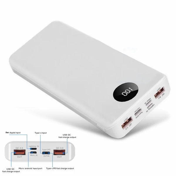 علبة شحن USB Powerbank QC 3.0