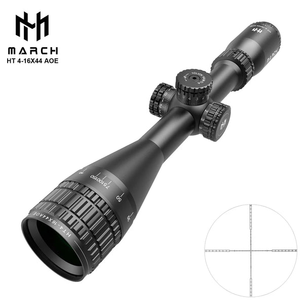 March HT4-16X44AOE Tactical Riflescope