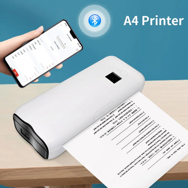 A4 Portable Thermal Printer Mini Bluetooth