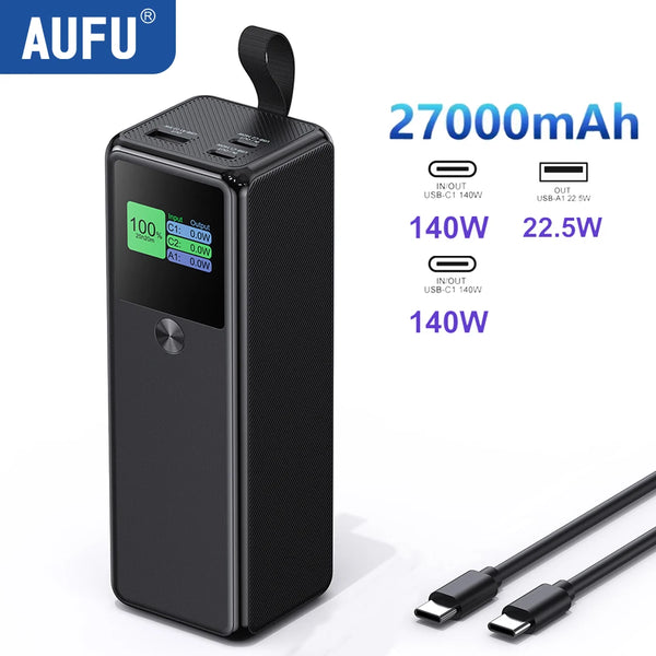 باور بانك AUFU 27000mAh شحن سريع