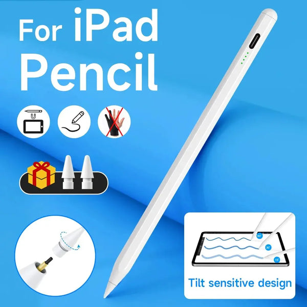قلم iPad مع رفض راحة اليد وتحسس الميل