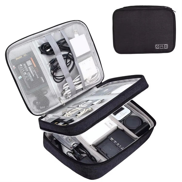 Cable Storage Bag Waterproof Digital Electronic Accessories Organizer